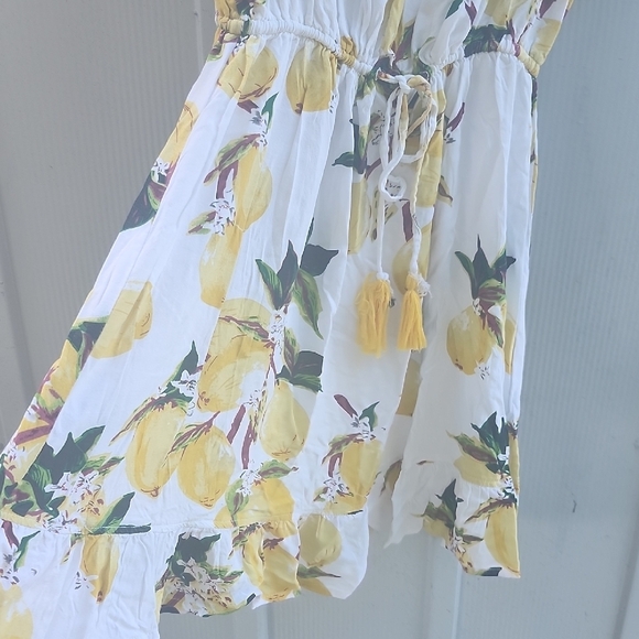 Blue Island Floral Off-Shoulder Dress - Picture 4 of 9